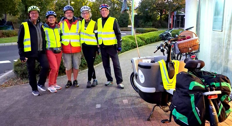 Noch ein Foto - und dann machte sich das Team auf die Schokofahrt nach Amsterdam