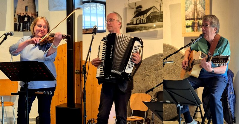 Johanna Holste, Rainer Kleinjohann und Alwin Nagel versprechen einen unterhaltsamen Nachmittag